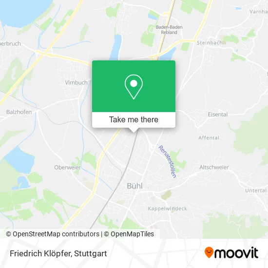 Карта Friedrich Klöpfer