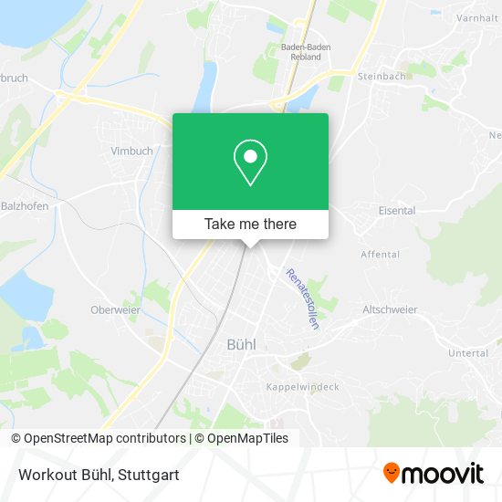 Workout Bühl map