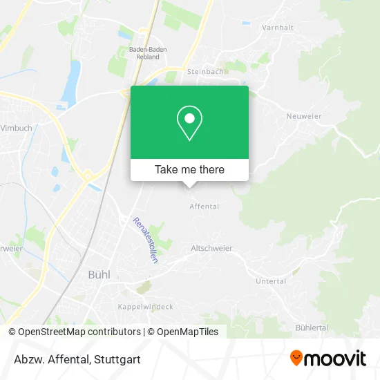 Карта Abzw. Affental