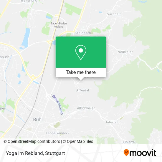 Карта Yoga im Rebland