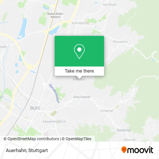 Auerhahn map