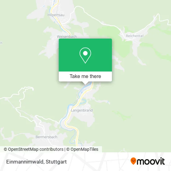 Карта Einmannimwald