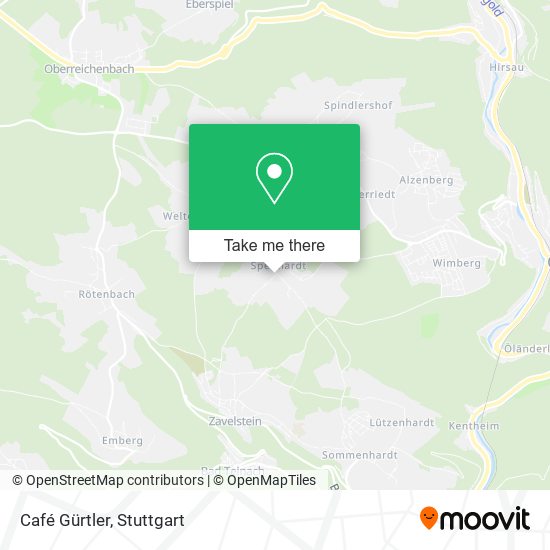 Café Gürtler map