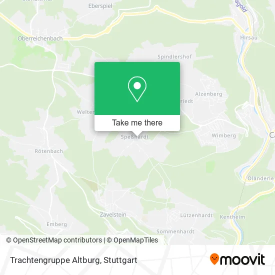 Карта Trachtengruppe Altburg