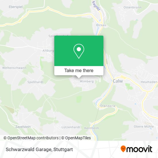 Карта Schwarzwald Garage