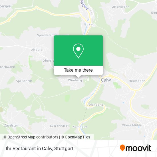 Ihr Restaurant in Calw map