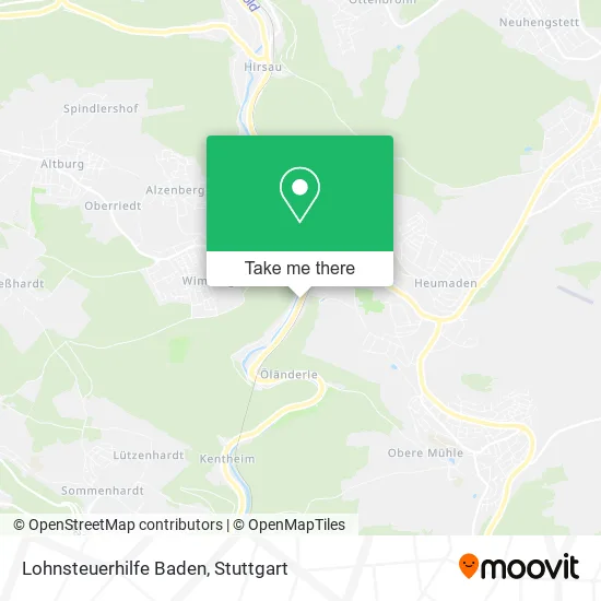 Карта Lohnsteuerhilfe Baden