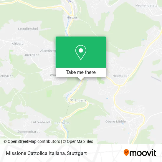 Карта Missione Cattolica Italiana