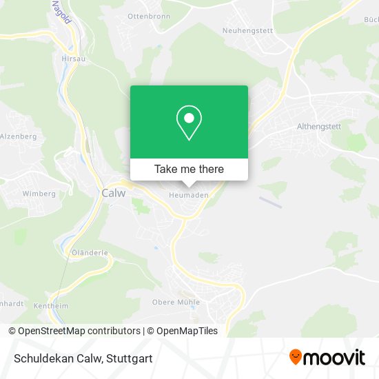 Schuldekan Calw map