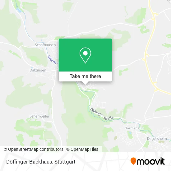 Карта Döffinger Backhaus