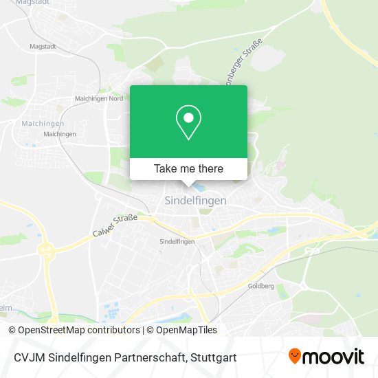 Карта CVJM Sindelfingen Partnerschaft