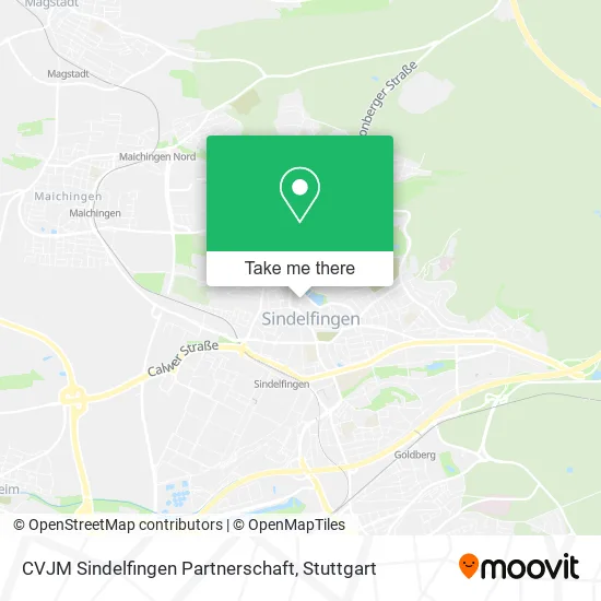 Карта CVJM Sindelfingen Partnerschaft