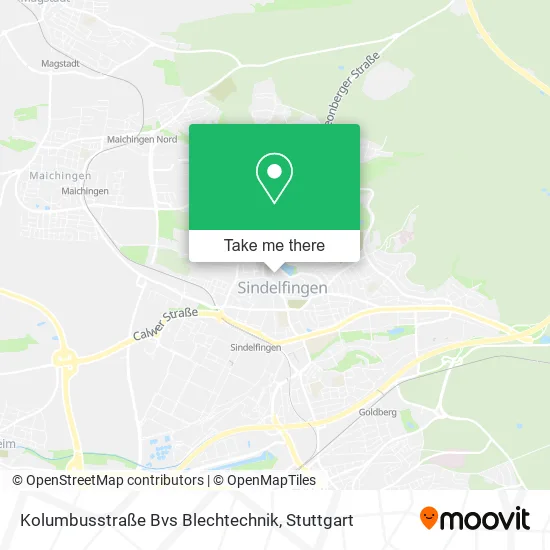 Карта Kolumbusstraße Bvs Blechtechnik
