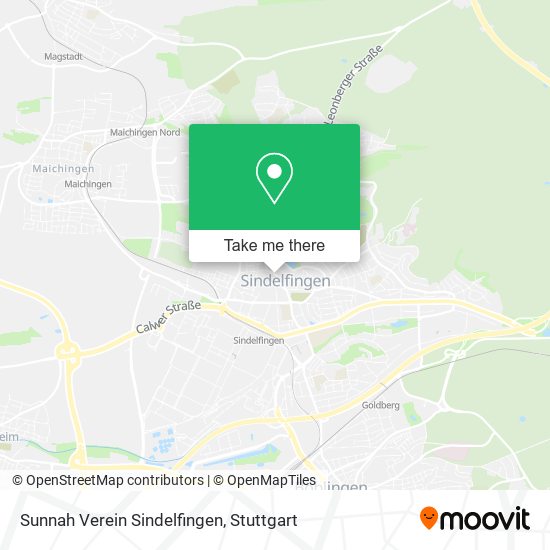 Sunnah Verein Sindelfingen map