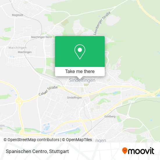 Карта Spanischen Centro