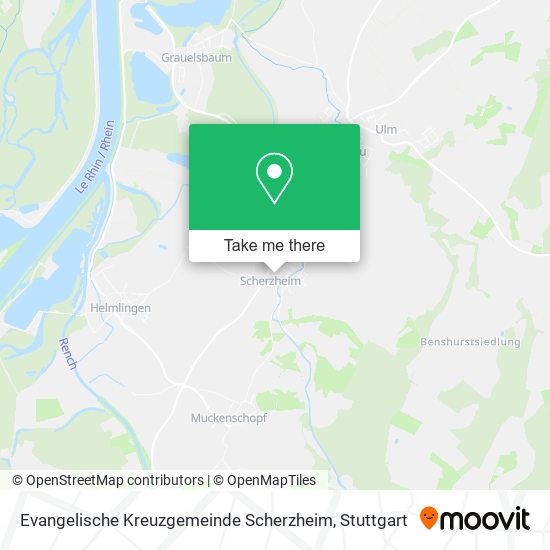 Evangelische Kreuzgemeinde Scherzheim map