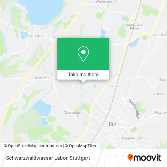 Карта Schwarzwaldwasser Labor