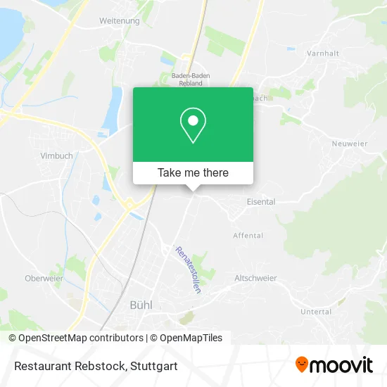 Restaurant Rebstock map