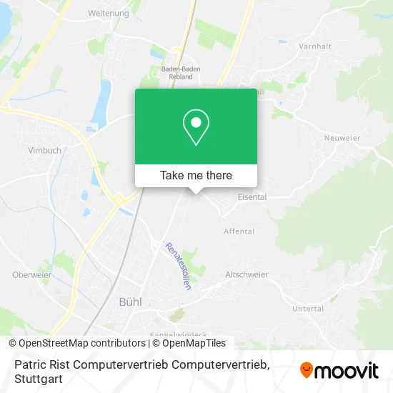 Patric Rist Computervertrieb Computervertrieb map