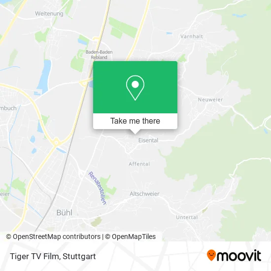 Карта Tiger TV Film