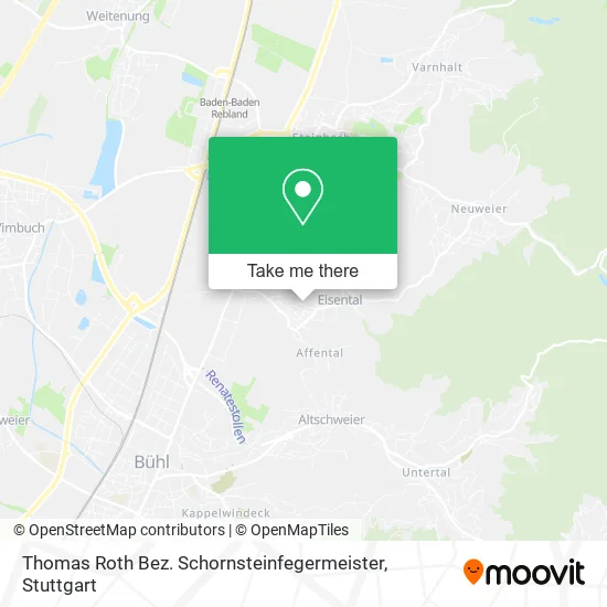 Карта Thomas Roth Bez. Schornsteinfegermeister