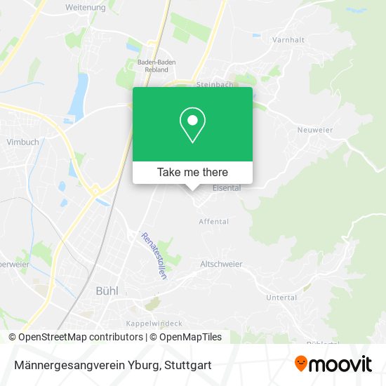 Männergesangverein Yburg map