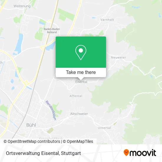Карта Ortsverwaltung Eisental