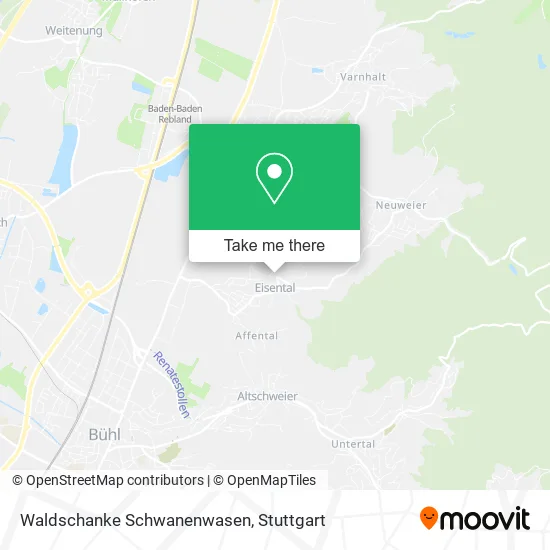 Карта Waldschanke Schwanenwasen