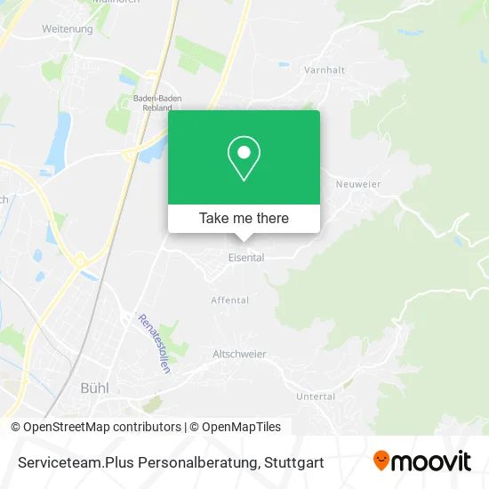 Serviceteam.Plus Personalberatung map