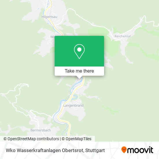 Карта Wko Wasserkraftanlagen Obertsrot