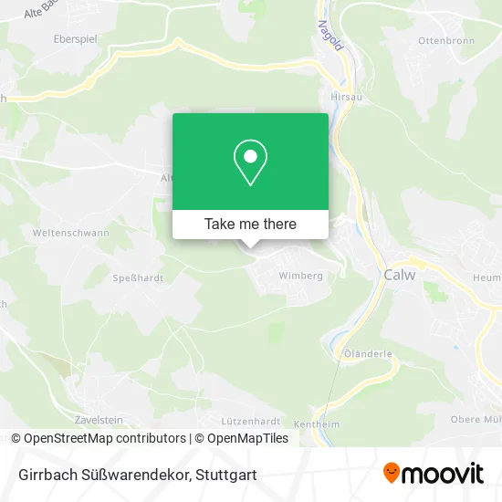 Карта Girrbach Süßwarendekor
