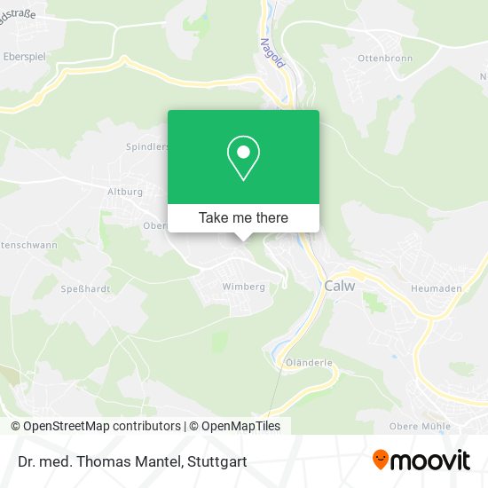 Dr. med. Thomas Mantel map