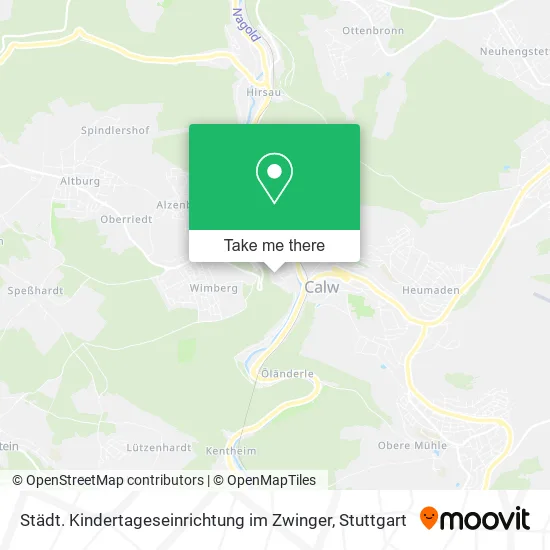 Карта Städt. Kindertageseinrichtung im Zwinger