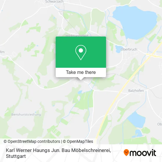 Карта Karl Werner Haungs Jun. Bau Möbelschreinerei