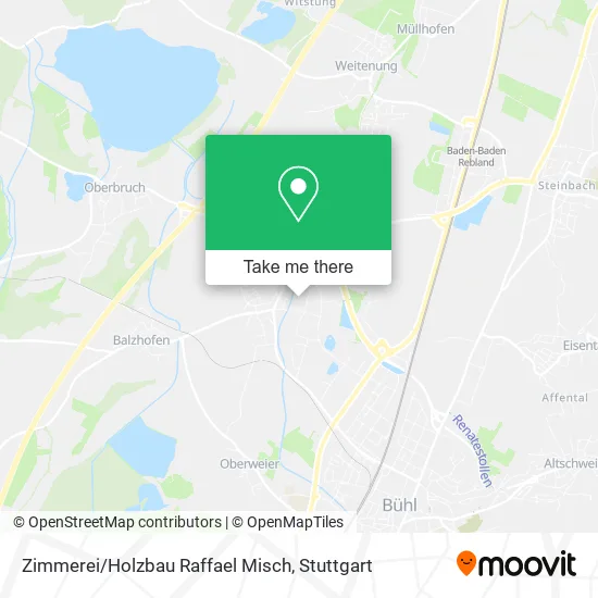 Карта Zimmerei/Holzbau Raffael Misch