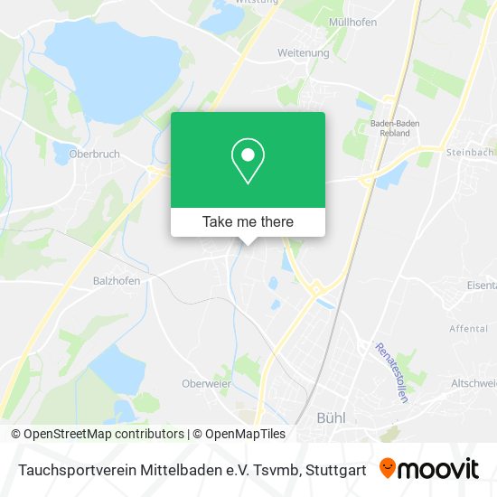 Tauchsportverein Mittelbaden e.V. Tsvmb map