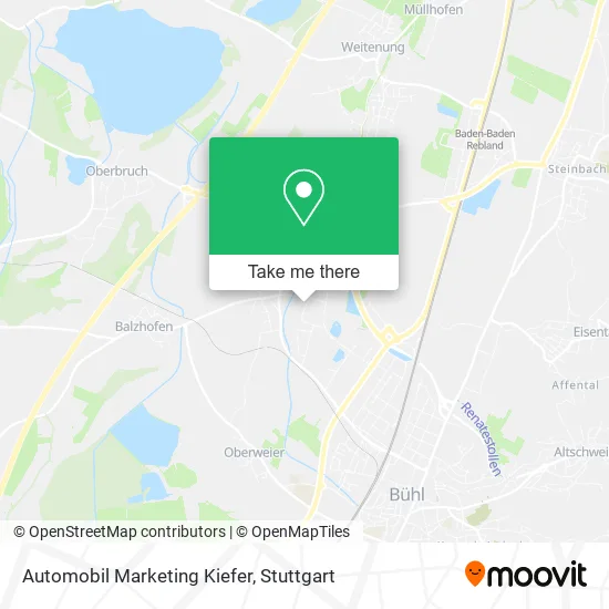 Карта Automobil Marketing Kiefer