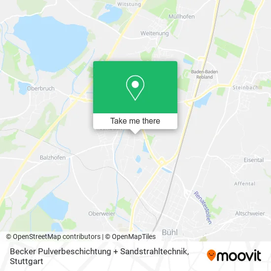 Карта Becker Pulverbeschichtung + Sandstrahltechnik