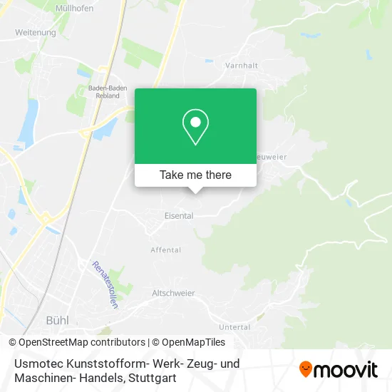 Карта Usmotec Kunststofform- Werk- Zeug- und Maschinen- Handels