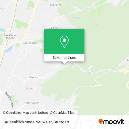 Карта Augenblickrunde Neuweier