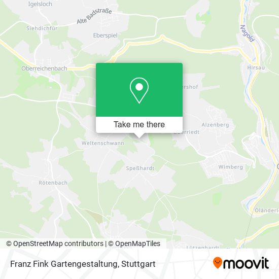 Franz Fink Gartengestaltung map