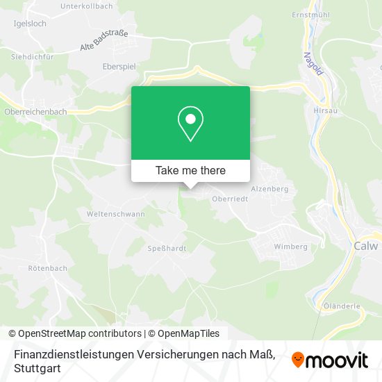 Finanzdienstleistungen Versicherungen nach Maß map