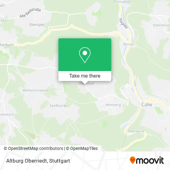 Карта Altburg Oberriedt