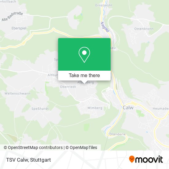 TSV Calw map