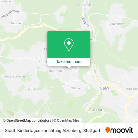 Карта Städt. Kindertageseinrichtung Alzenberg