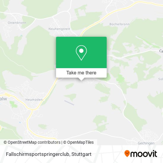 Fallschirmsportspringerclub map