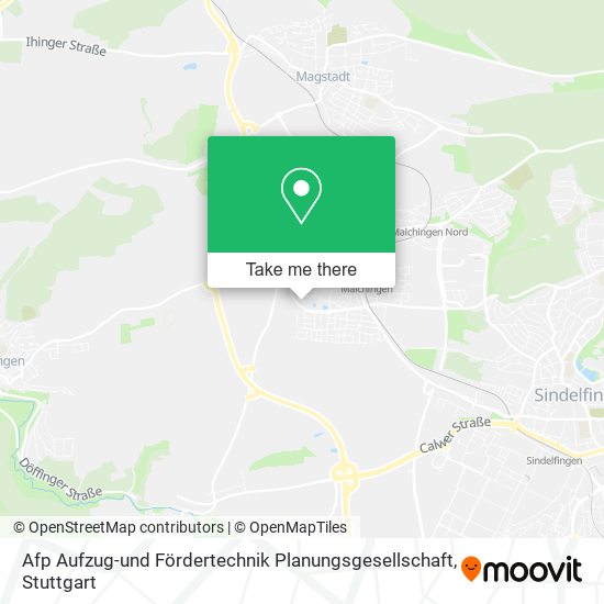 Afp Aufzug-und Fördertechnik Planungsgesellschaft map