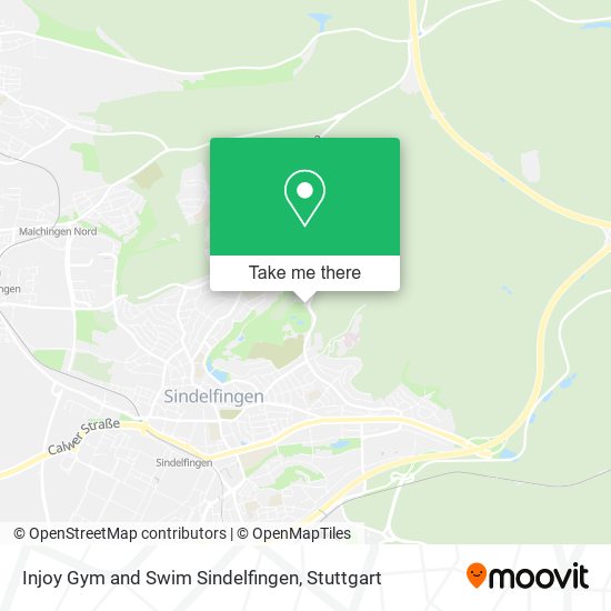 Injoy Gym and Swim Sindelfingen map