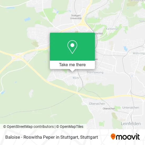Карта Baloise - Roswitha Peper in Stuttgart