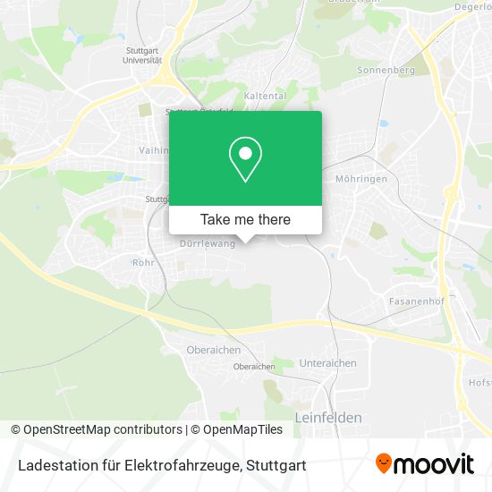 Ladestation für Elektrofahrzeuge map